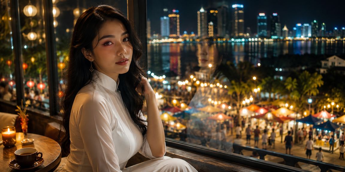 Phụ nữ Phú Quốc trong trang phục áo dài tham dự sự kiện giải trí casino 1163